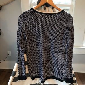 Talbots Sweaters - Talbots Hi Lo Sweater 💫 Black/Bl/Wt 💫 Small P Talbots Sweaters - Talbots Hi Lo Sweater 💫 Black/Bl/Wt 💫 Small P